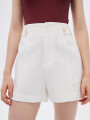 Short Alabas Marfil / Off White