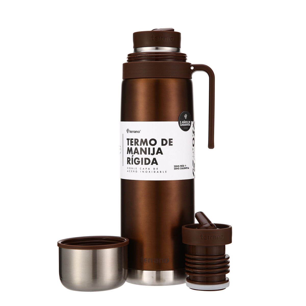 Termo 1Lt. Premium Manija Rigida - Copper 