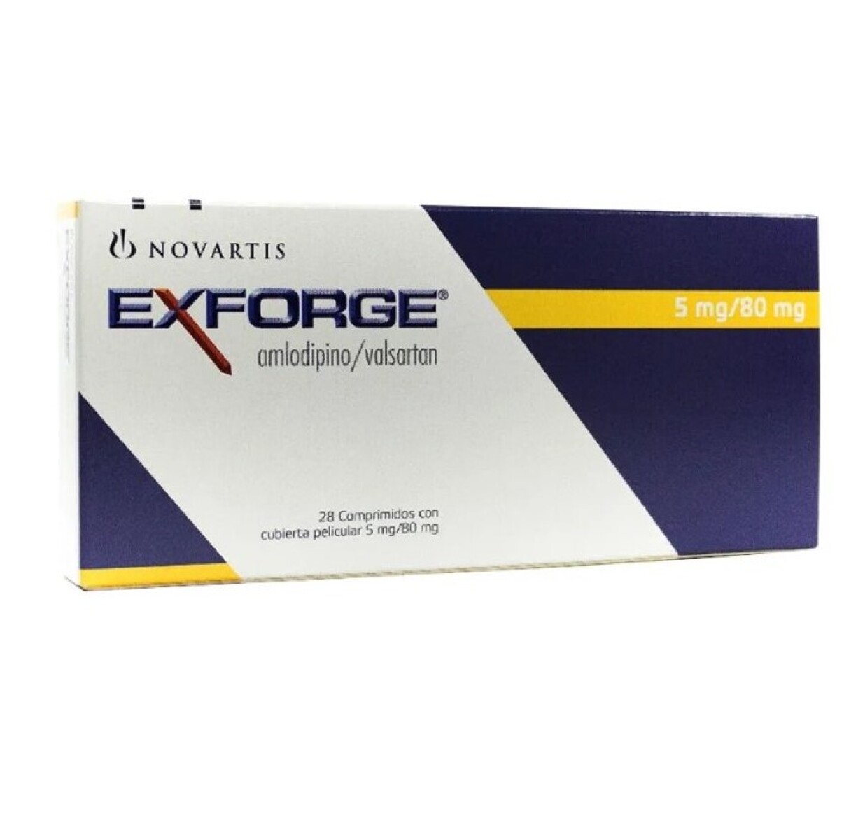 Exforge 5mg/80mg 28 Comprimidos 