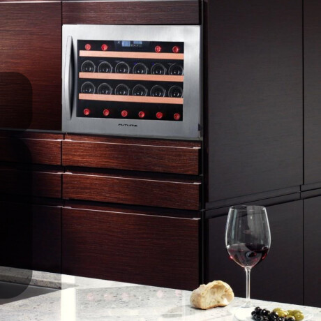 Enfriadora de vino acero inox. 22 botellas Futura Plus FUT-EVE22X Enfriadora de vino acero inox. 22 botellas Futura Plus FUT-EVE22X