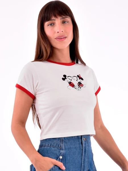 REMERA MINNIE AND MICKEY LOVE VARIANTE 1