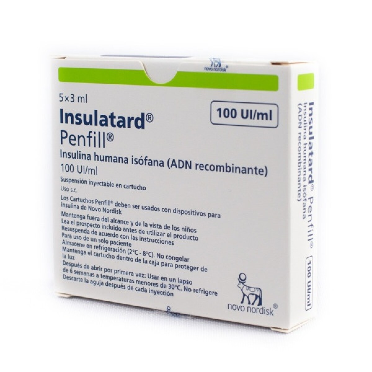 Insulatard Hm Penfill 3ml (Frio) 5 CRT 