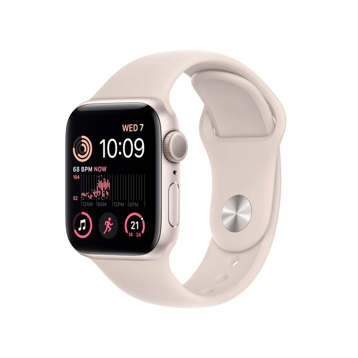 Apple Watch SE (2nd Gen) 44mm [Showroom] Sport Band - Starlight 