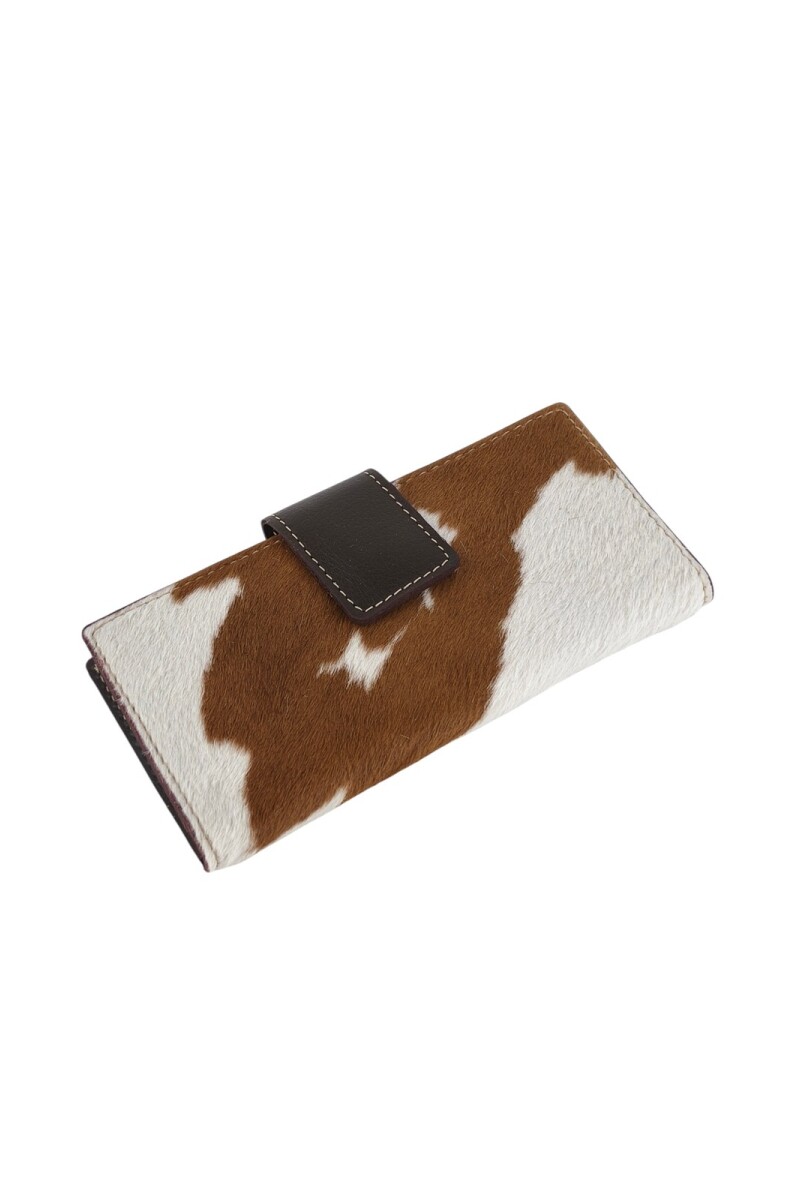 Billetera al corte clasica Marron