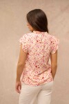 BLUSA MARIA ESTAMPADO CRUDO Y ROSA BLUSA MARIA ESTAMPADO CRUDO Y ROSA