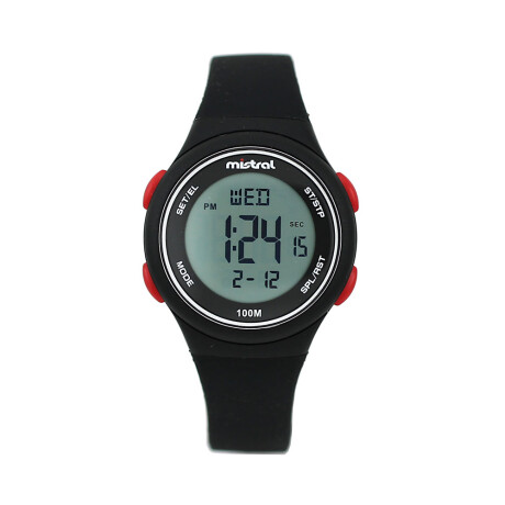 Reloj Mistral Deportivo Silicona Negro. "Producto sin caja" 0