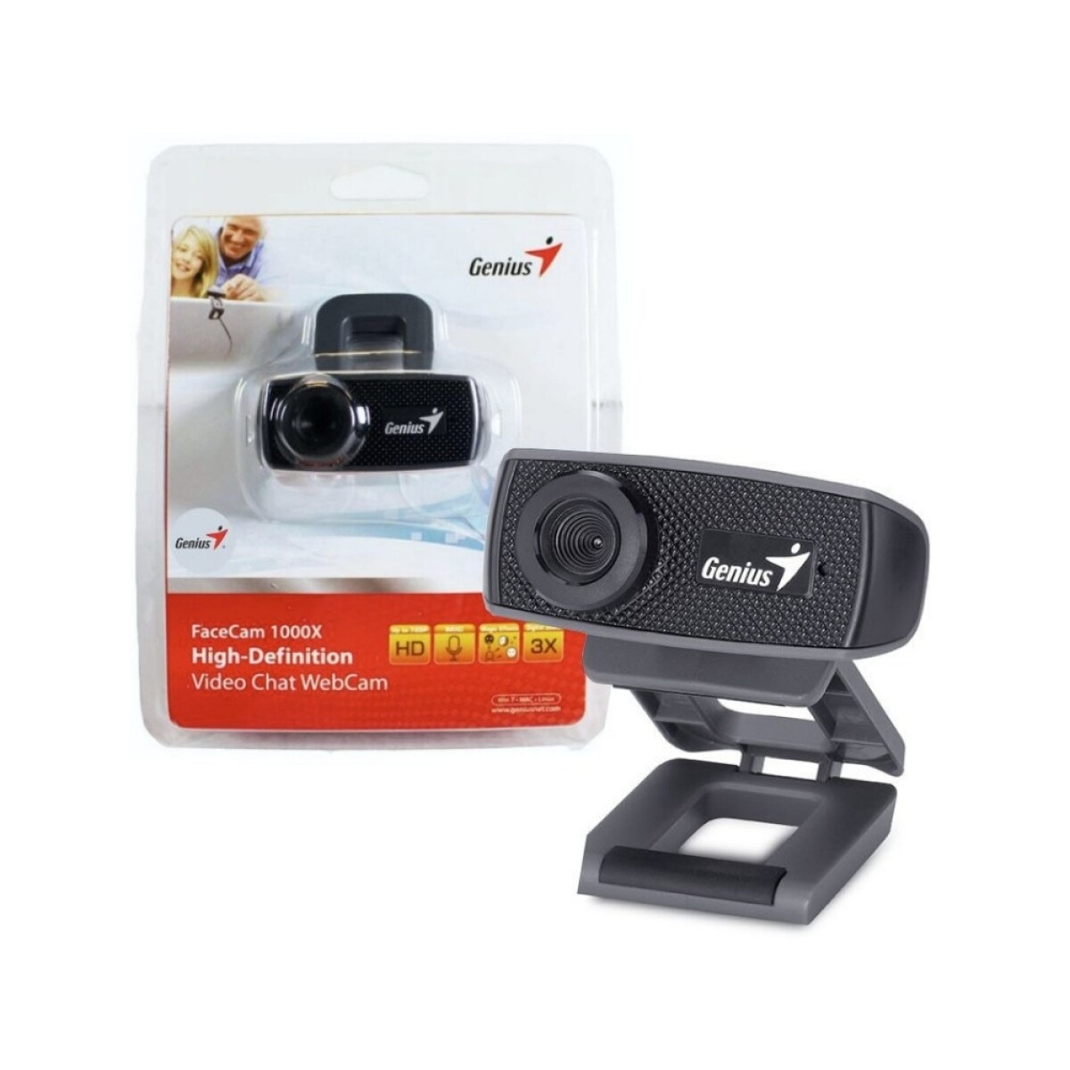 Webcam Genius Facecam Hd C/micrófono USB - 001 
