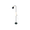 Lámpara De Pie Lumax Nórdica Flexible 1.5 M Negro