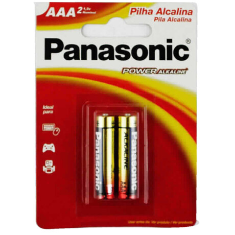 Pila Alcalina Panasonic AAA x2 Unidades Pila Alcalina Panasonic AAA x2 Unidades