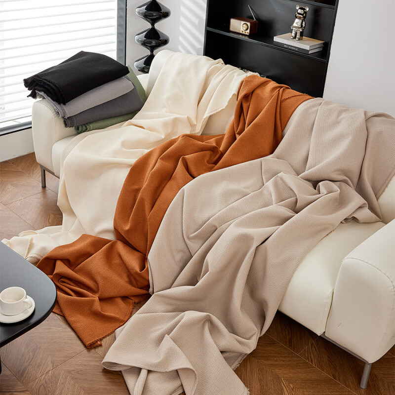 Manta sillon y cama 130x180cm caqui