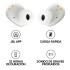 Auriculares Inalámbricos Jbl Wave Buds BLANCO