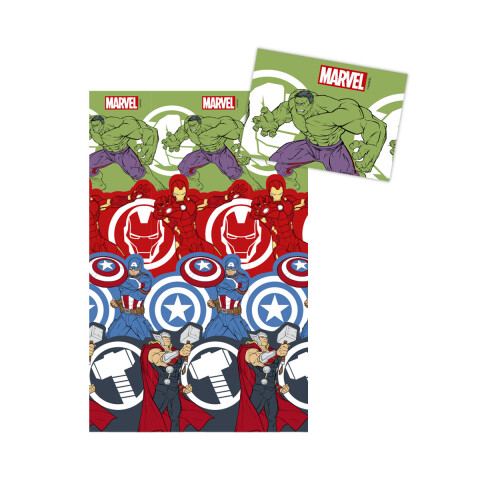 Juego Sábanas Infantil Avengers 1 Plaza 100% Microfibra U