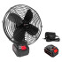 Ventilador Goldtech Portátil Recargable Inalámbrico X2 Bat Color Negro