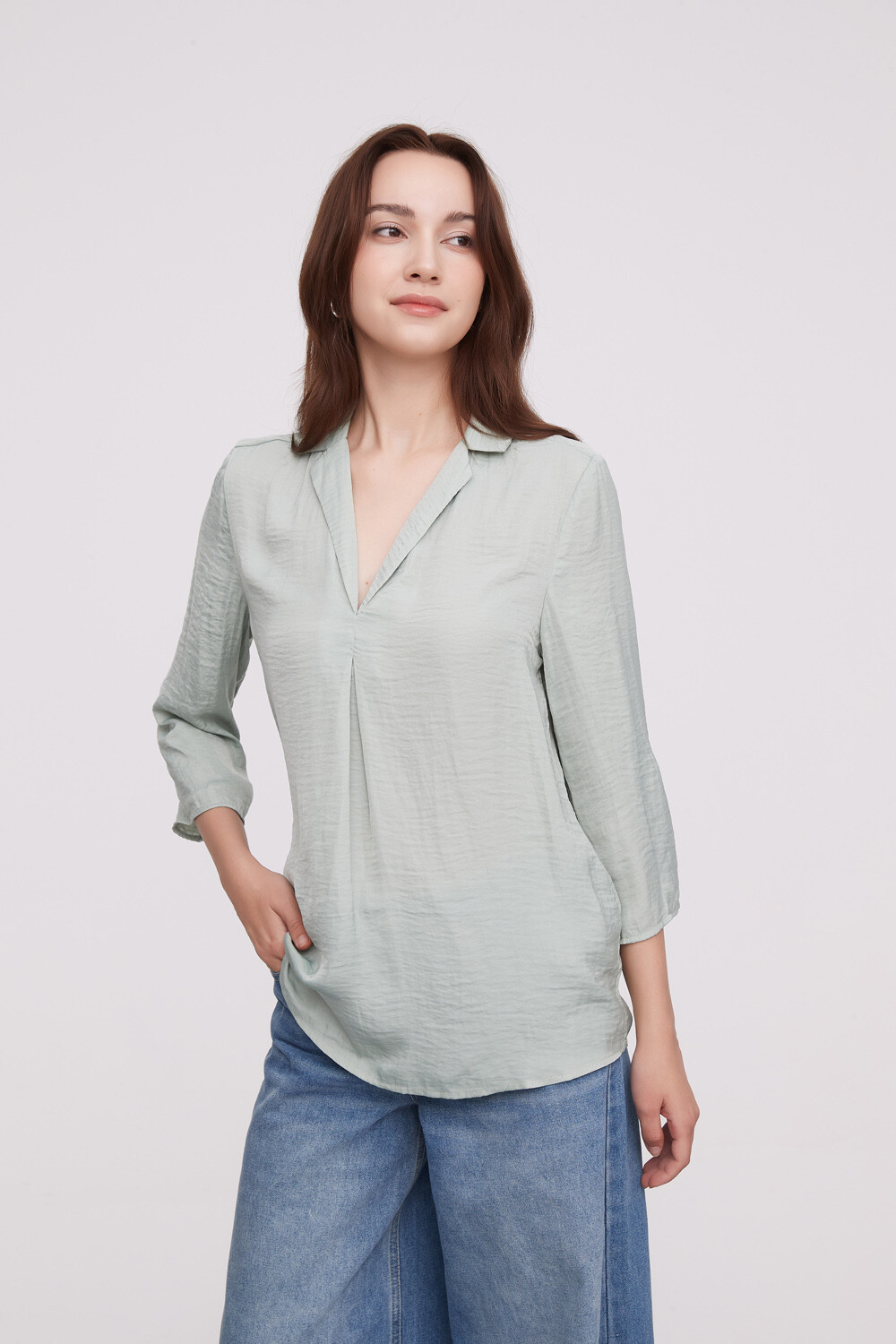 Blusa Laren Verde Agua