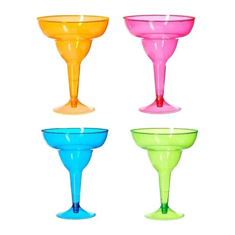 Set de 4 copas de plastico 295ml Set de 4 copas de plastico 295ml