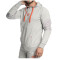 Buzo de Hombre Umbro College Gris Melange - Anaranjado