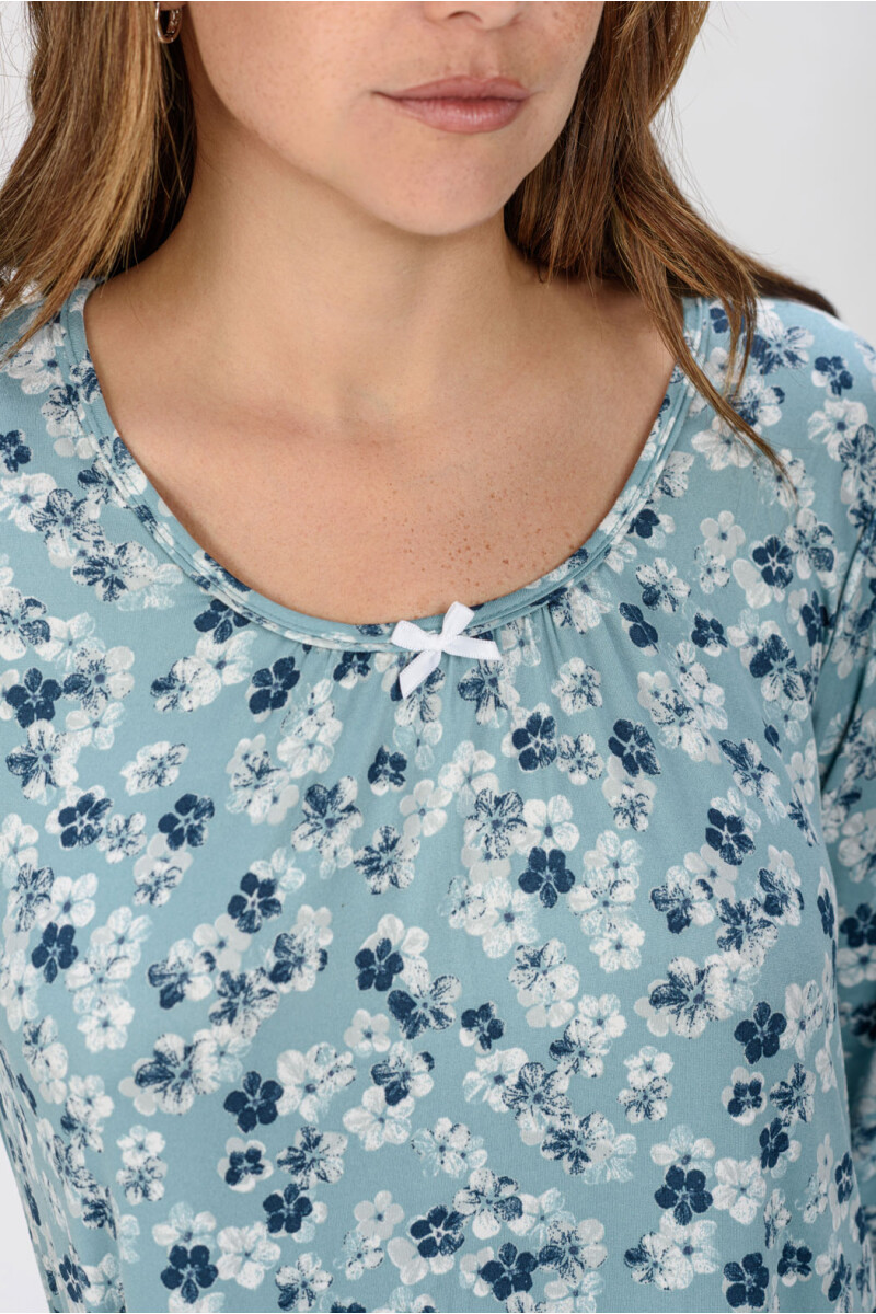 CAMISÓN ESTAMPADO ESTAMPADO VERDE