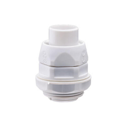 Conector recto IP54 para caño ø50mm gris RAL7035 GD4050