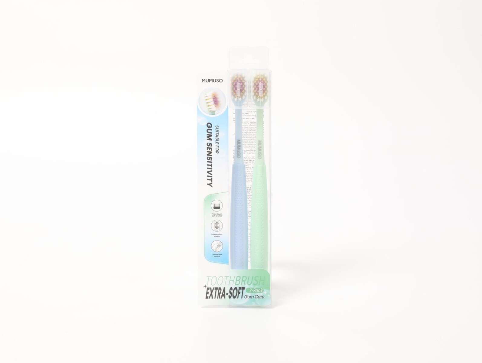 CEPILLOS DE DIENTES EXTRA-SOFT PARA ENCÍAS (PAQUETE DE 2) 