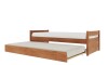 Cama Marinera Doublé 1 Plaza Madera Maciza - Linea Funcional Marrón