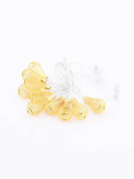 GUIA LUCES HIERRO DORADO