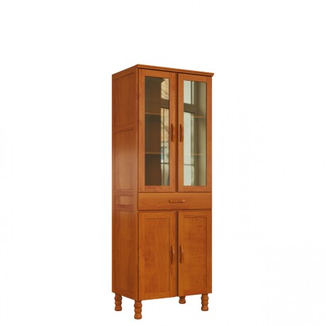 Cristalera 4 Puertas 1 Cajón Casual Castaño Sm-gb Cristalera 4 Puertas 1 Cajón Casual Castaño Sm-gb