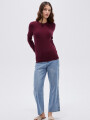 Sweater Tiral Cereza Oscuro