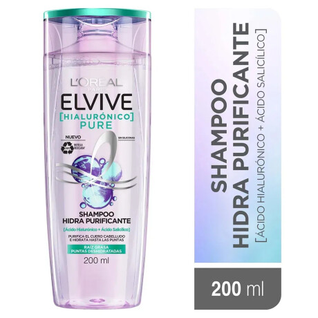 Shampoo L'Oréal Paris Elvive Hialurónico Pure 200ml Shampoo L'Oréal Paris Elvive Hialurónico Pure 200ml
