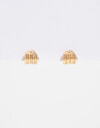Aros Pasantes Metal Aros De Metal Orgánico - Dorado