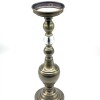 Candelabro de metal plateado 39 cm Candelabro de metal plateado 39 cm