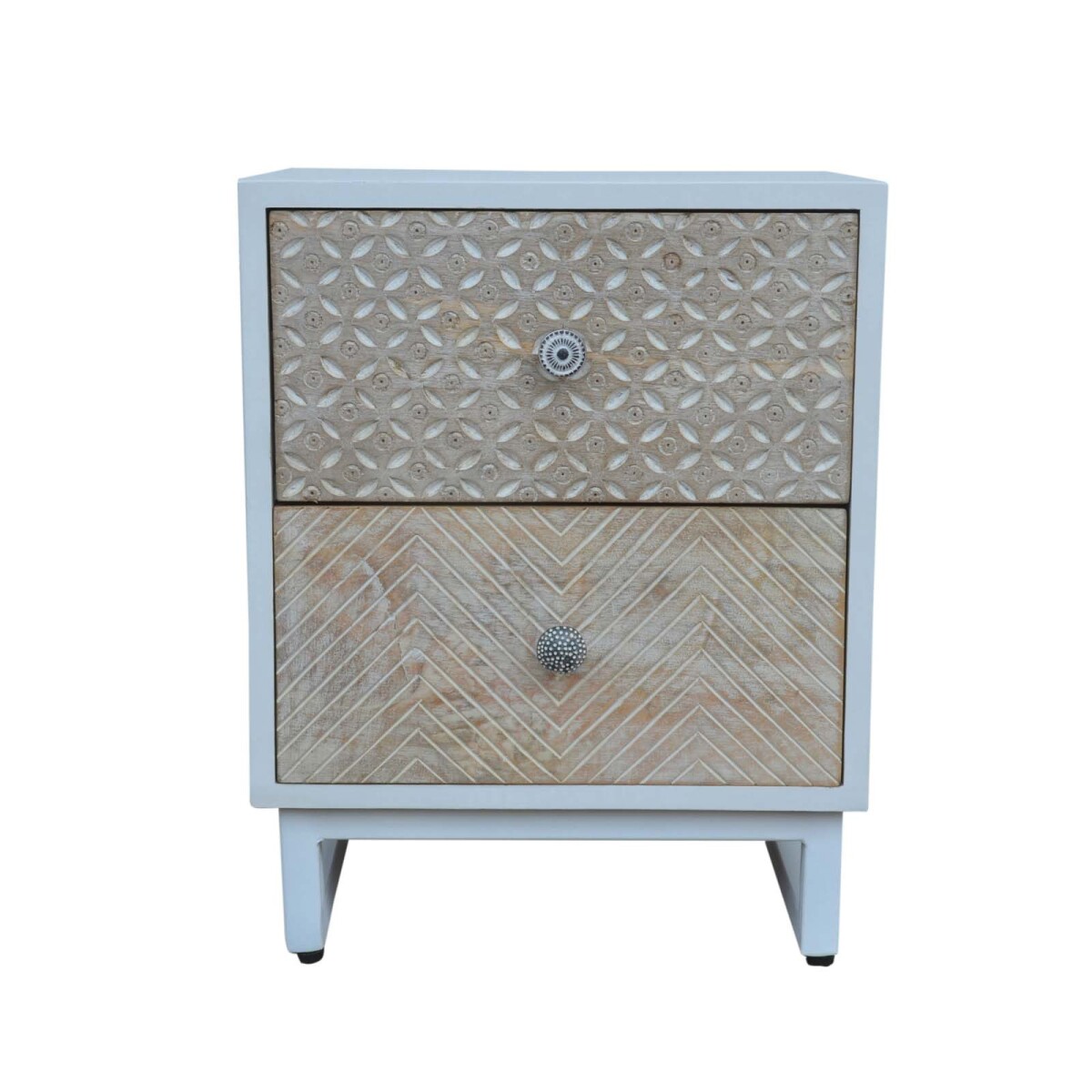 MESA DE LUZ - MADERA BLANCO CALISTA 