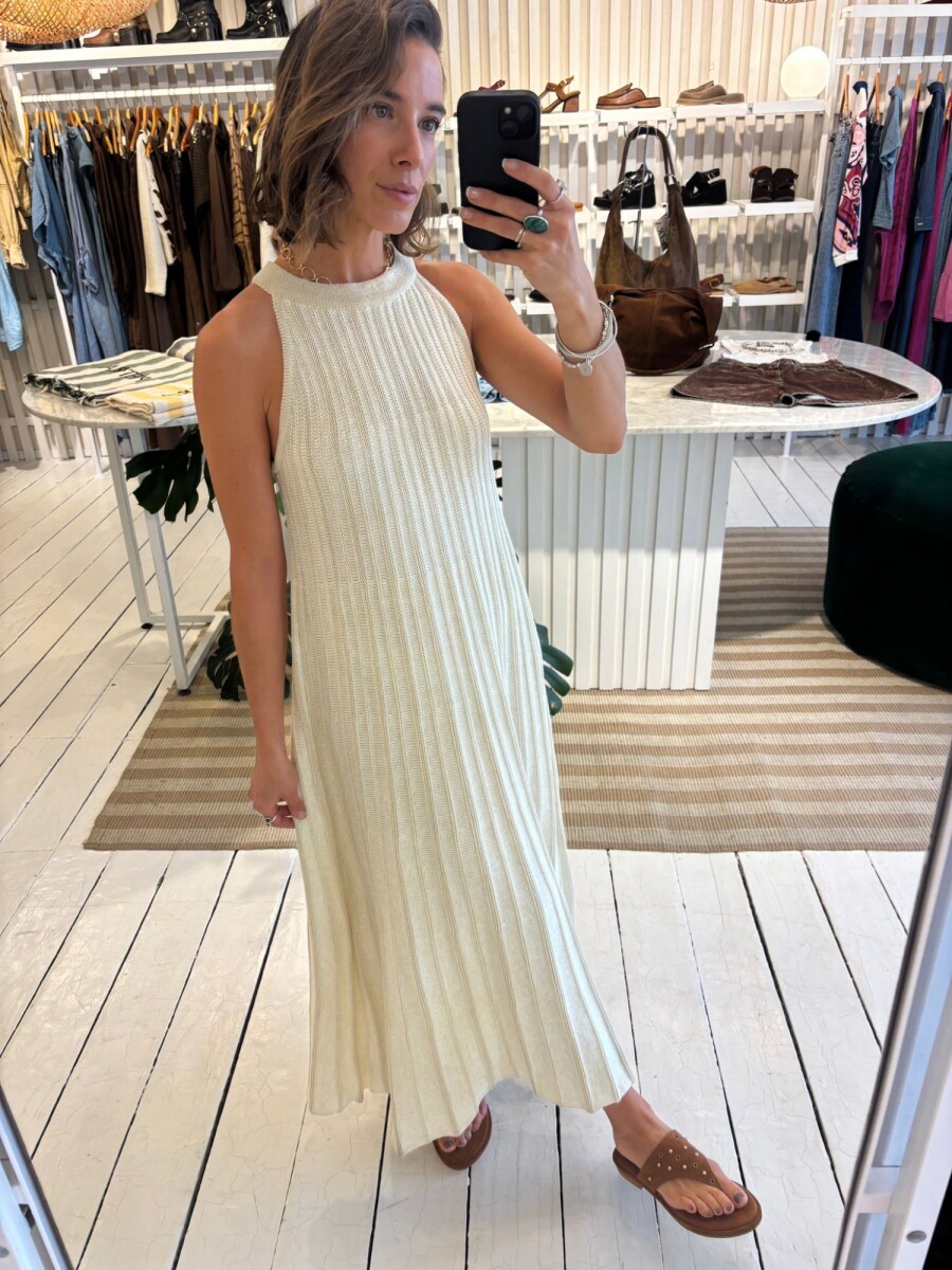 Vestido Ecos - Crudo 