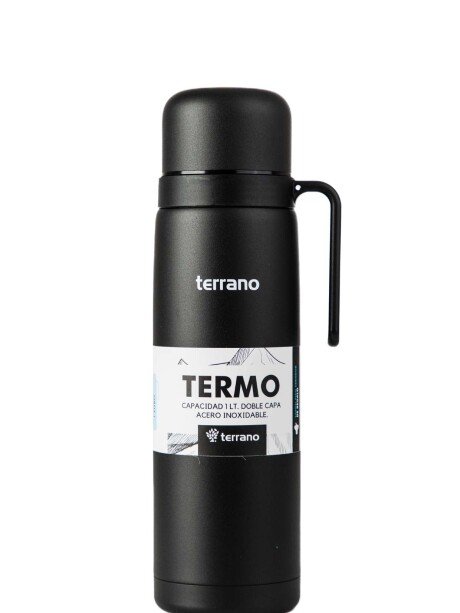 Termo con Manija Rígida Color Negro