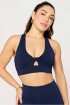 Top Oasis Twist Sports Bra Mujer Deep Navy