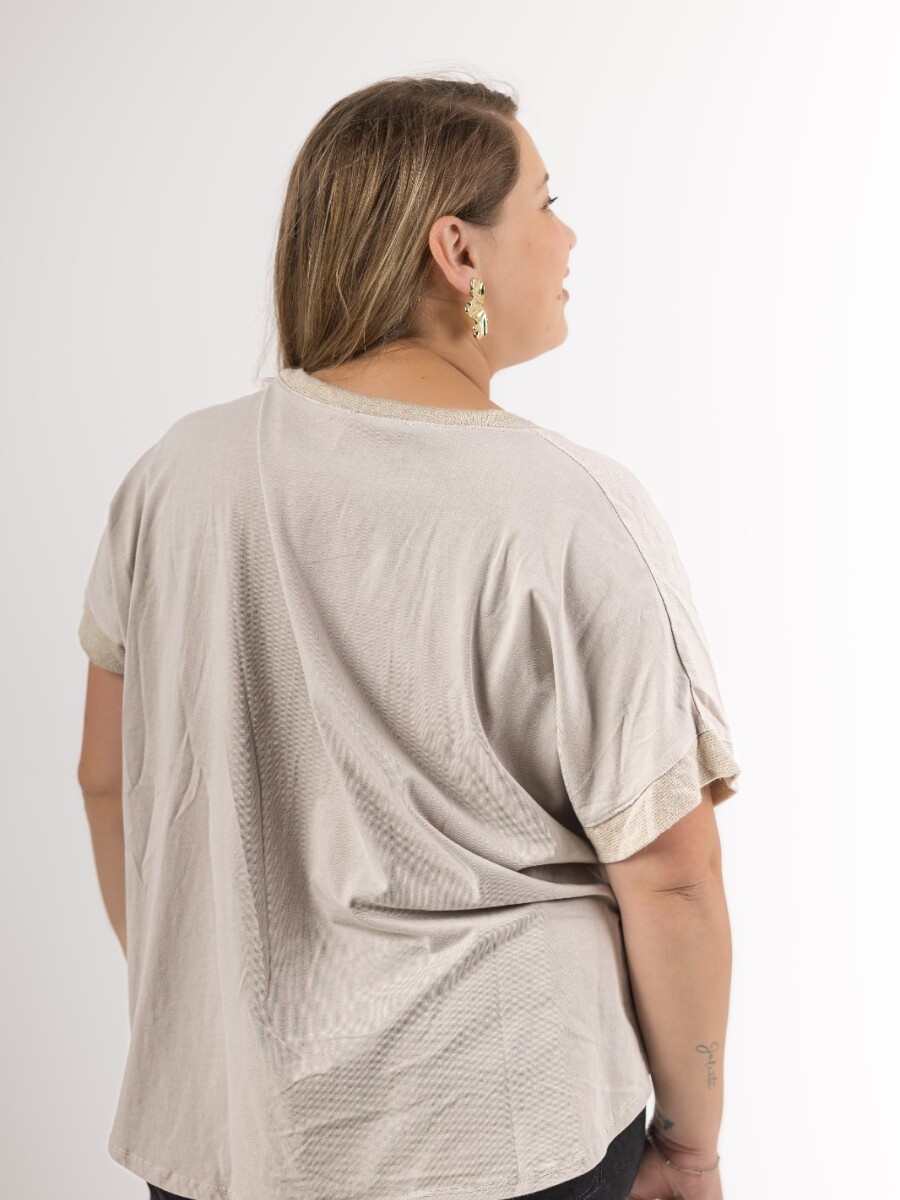 Blusa 100% lino y 100% algodón atrás Blusa 100% lino y 100% algodón atrás
