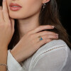 Anillo Leti de MOON en plata 925 con brillante y piedras semipreciosas Anillo Leti de MOON en plata 925 con brillante y piedras semipreciosas