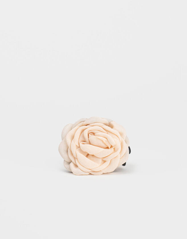 Broche Con flores Broche Con Flores - Blanco Crema