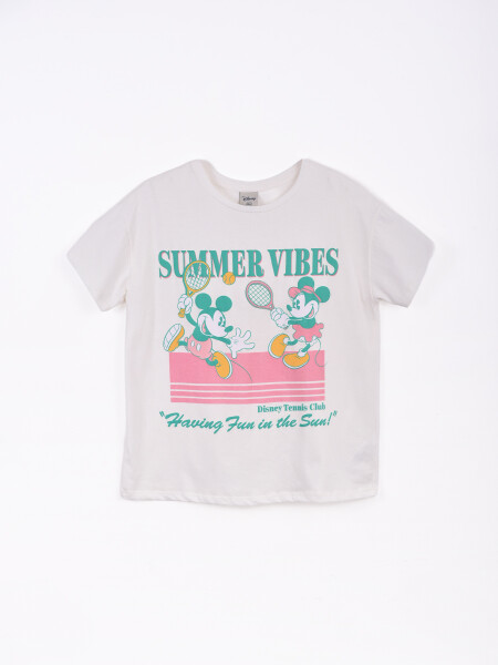 REMERA SUMMER VIBES OFF WHITE