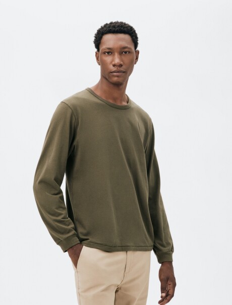 CAMISETA BÁSICA UNISSEX VERDE