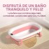 Baño Plegable Termómetro + Colchón Bebé Baby Antideslizante Color Variante Rosado