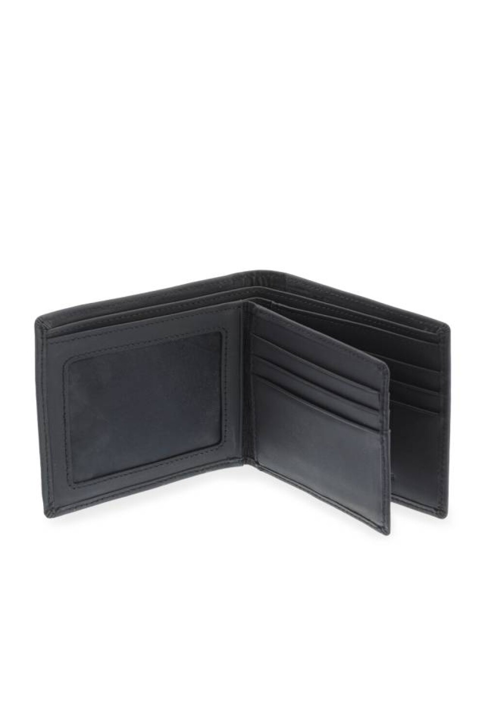 BILLETERA DE CUERO Negro