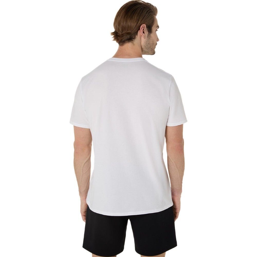 Polo Training Spiral Logo Graphic Cotton Blend Hombre Brilliant White