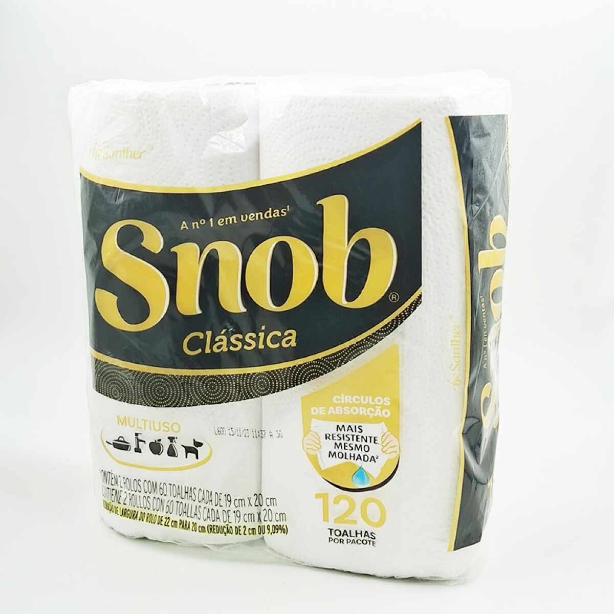 Papel de cocina Snob x120 toallas 