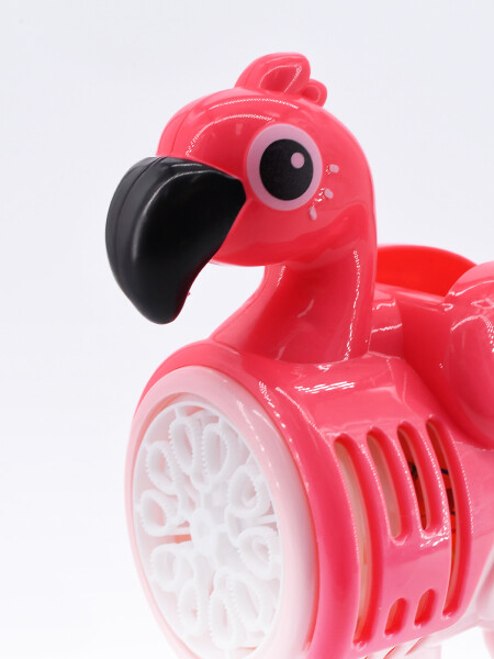 BURBUJERO FLAMENCO A PILA ROSADO