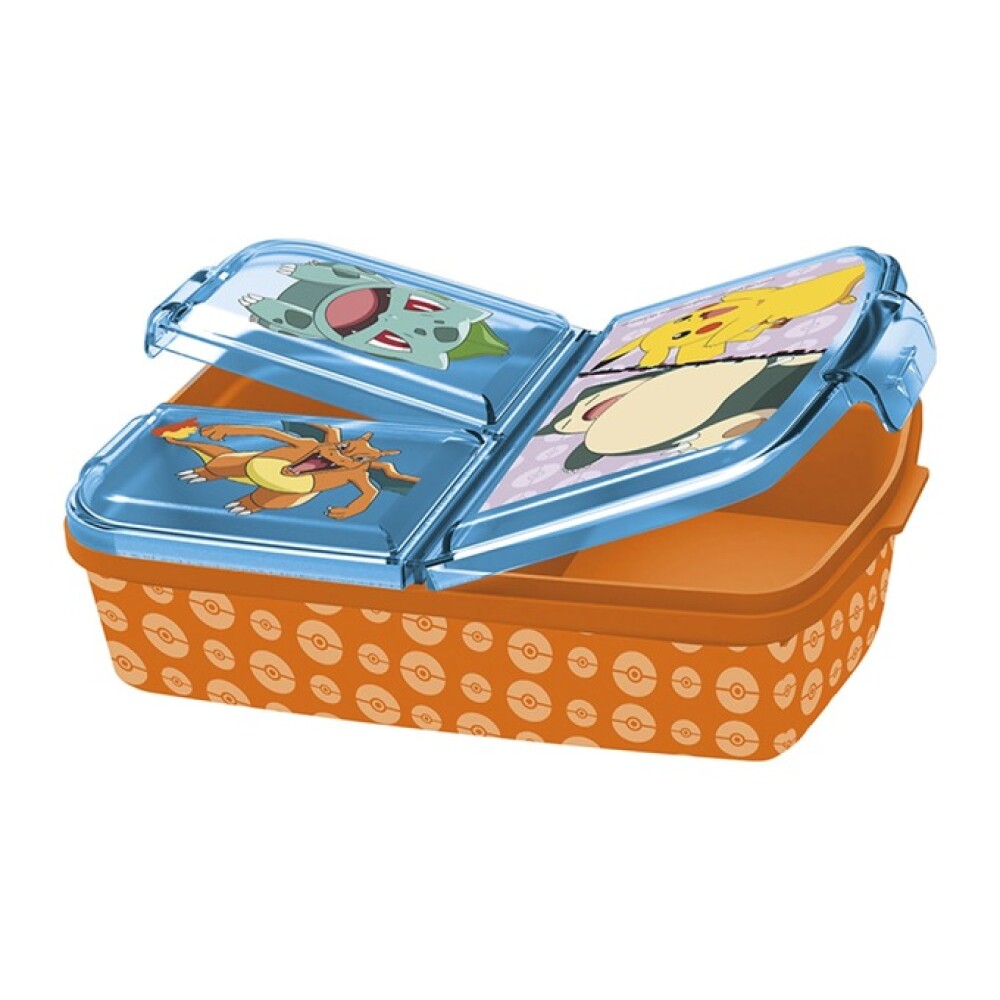 Lunchera tupper multicompartimiento pokemon