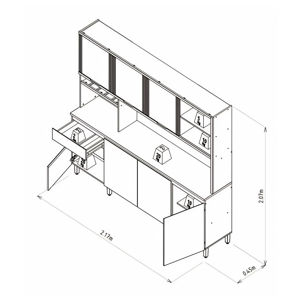 Kit mueble de cocina Austin 2.2 Kit mueble de cocina Austin 2.2