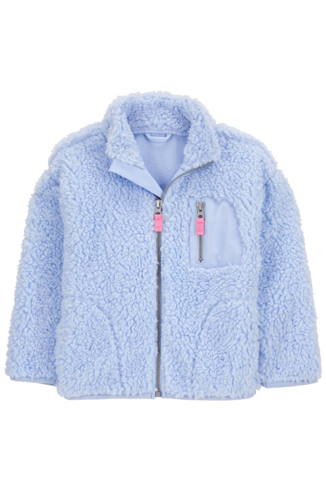 Campera de sherpa, azul Campera de sherpa, azul