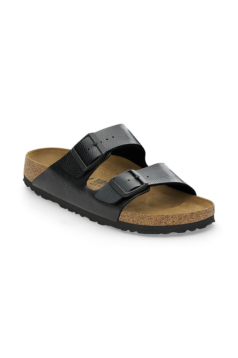 Sandalia Arizona Bf Shiny Lizard - Estrecho Black