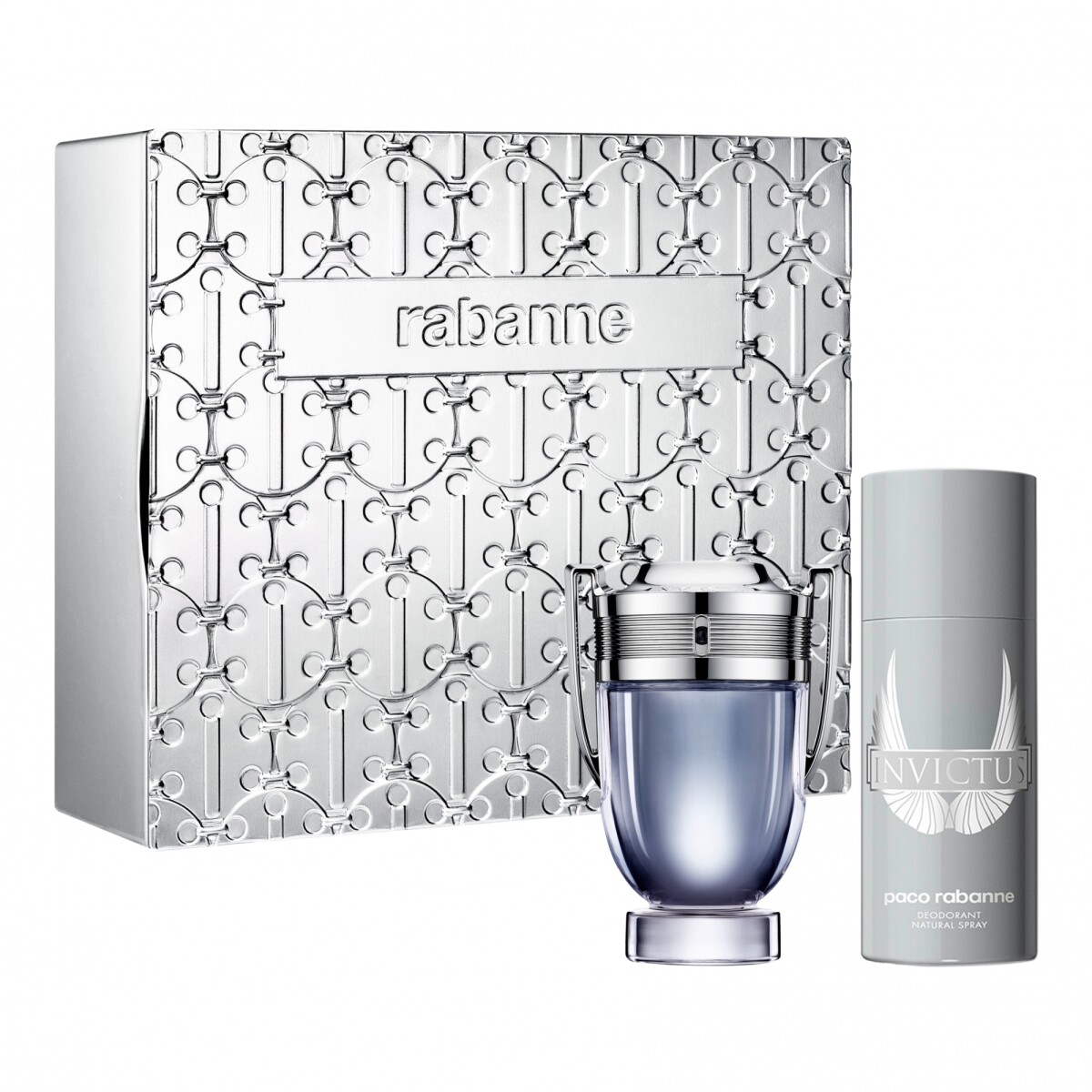Cofre Rabanne Perfume Invictus EDT 100ml + Desosorante 150ml 