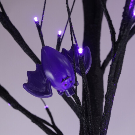 Arbol LED Halloween 165cm con murcielagos Arbol LED Halloween 165cm con murcielagos